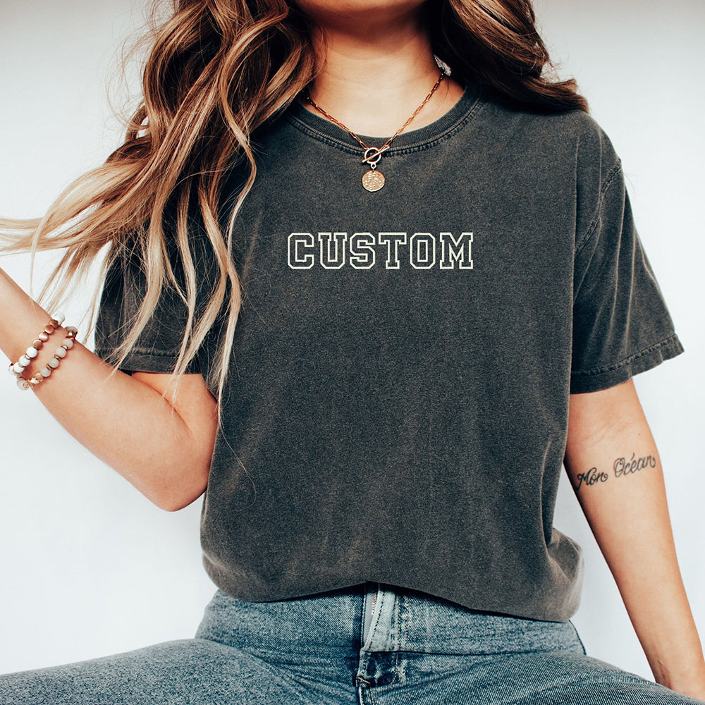 Embroidered Custom Comfort T-shirts