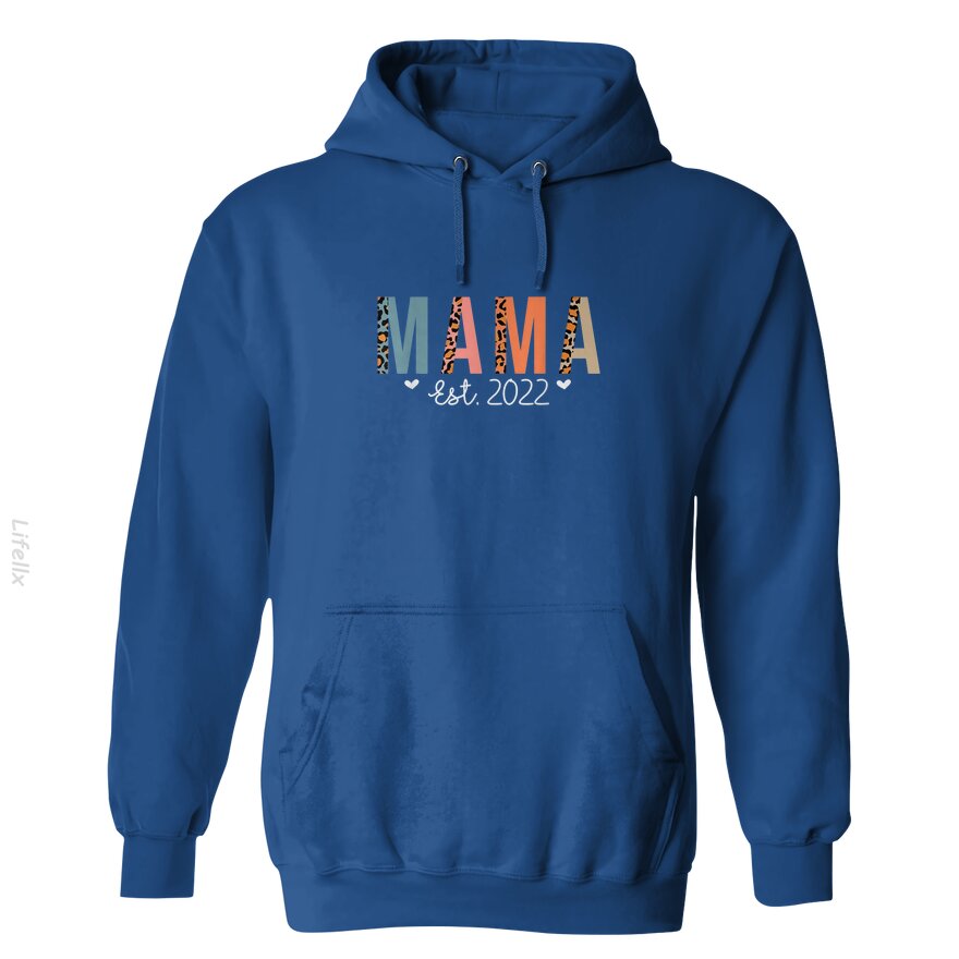 Mama Est 2022 New Mother Hoodies By @Brechtje2003