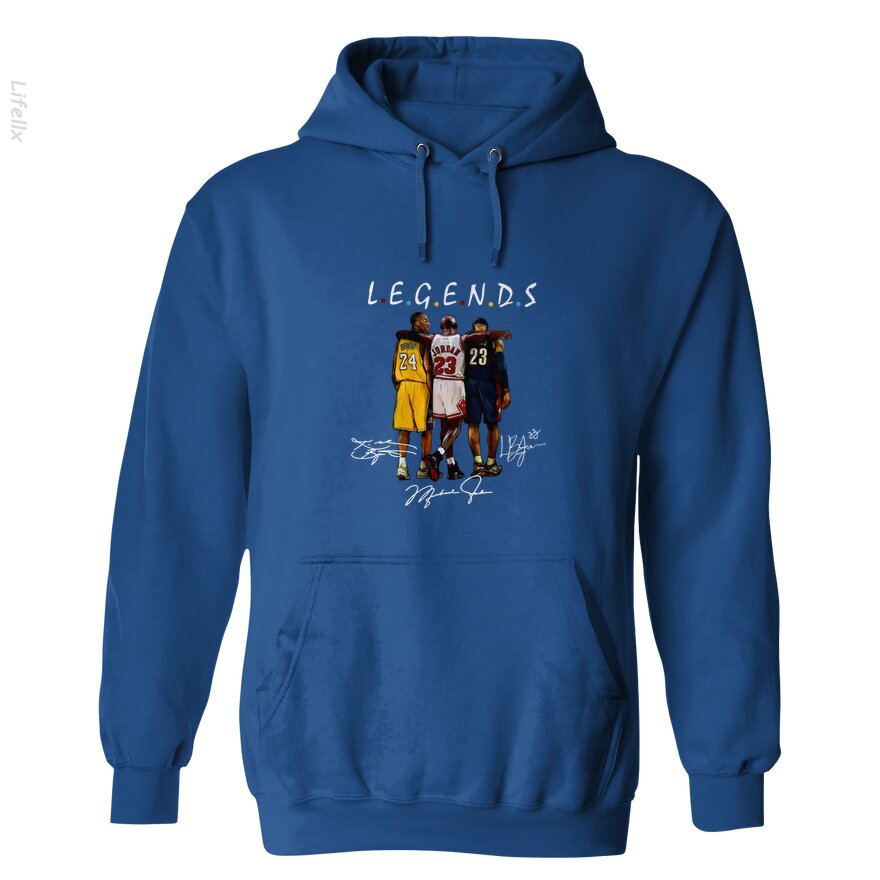 Kobe Bryant und LeBron James – Legendenfreunde Kapuzenpullover von @Silviaro