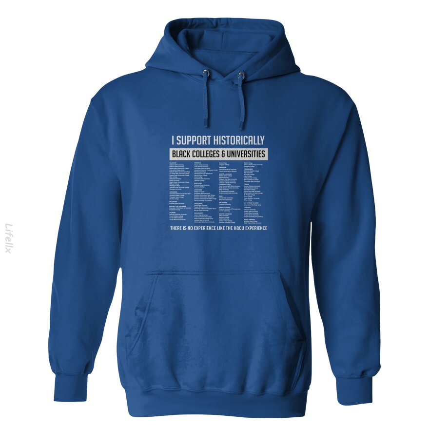 Support HBCUs List Hoodies By @Silviaro