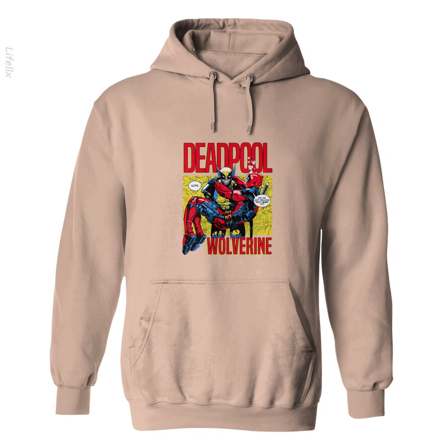 Deadpool 3 Wolverine Beste Bubs Cover Kapuzenpullover von @Silviaro