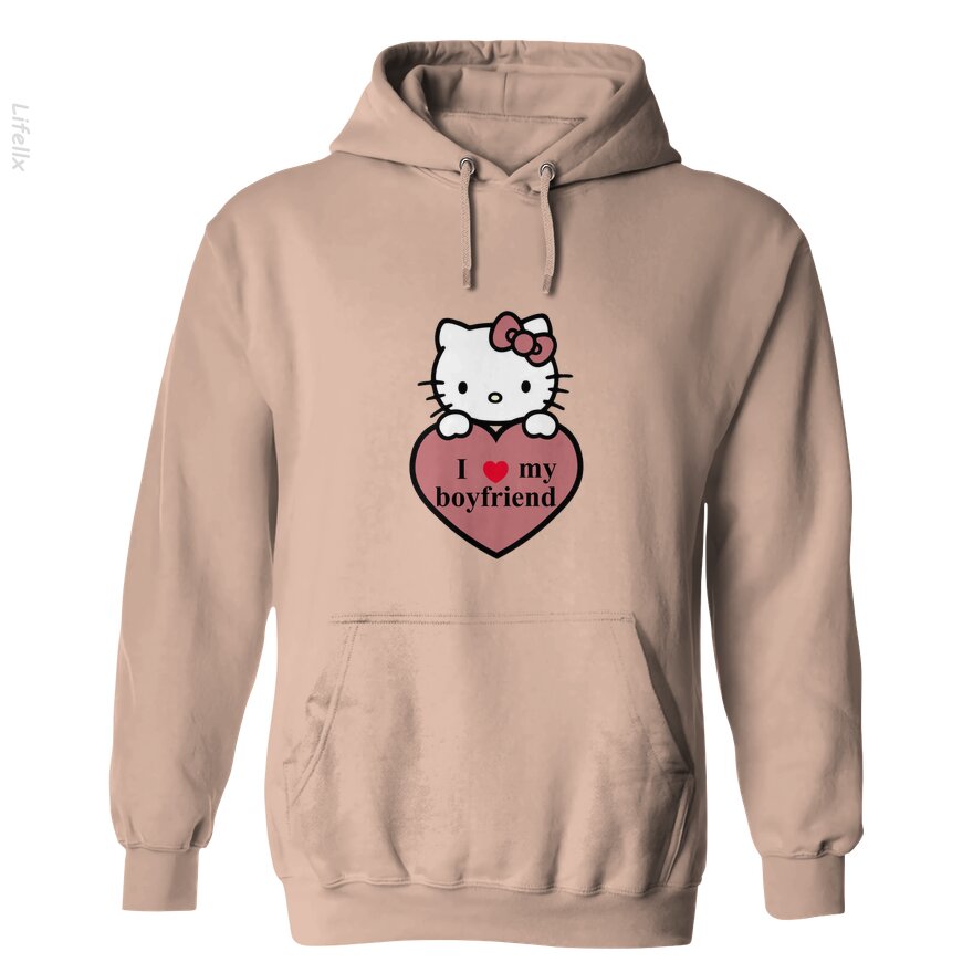 Hello Kitty Amo a Mi Novio Sudaderas por @Breez