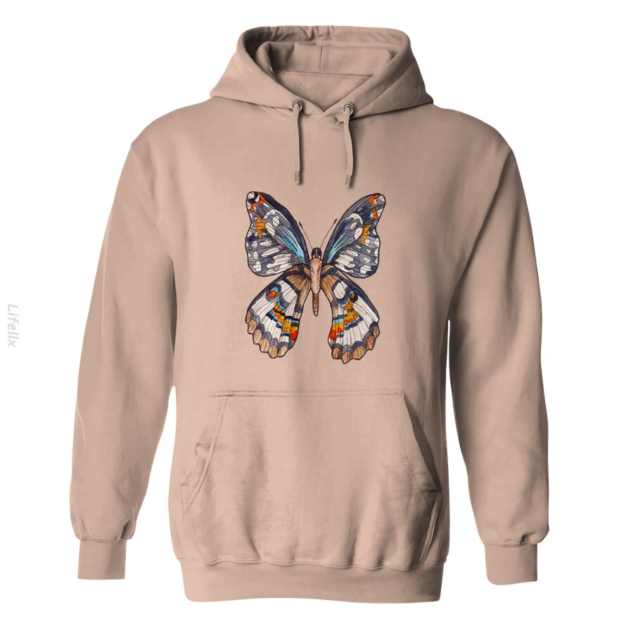 Aquarellschmetterling Kapuzenpullover von @Breez