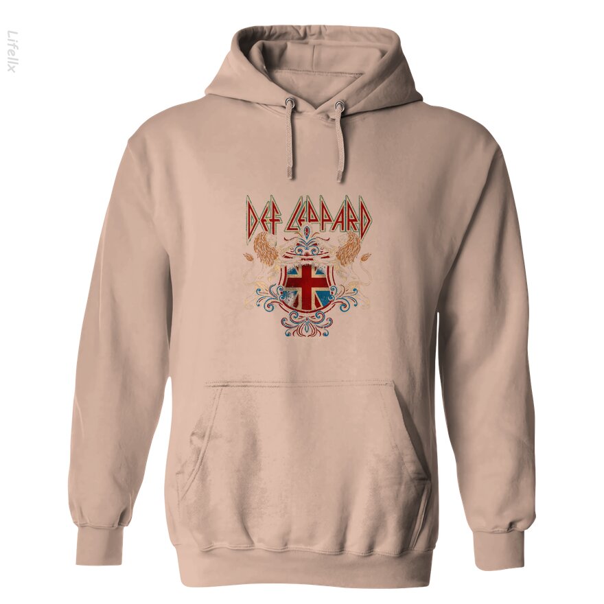 Def Leppard 80s metalband Rock N Roll Hoodies door @Breez