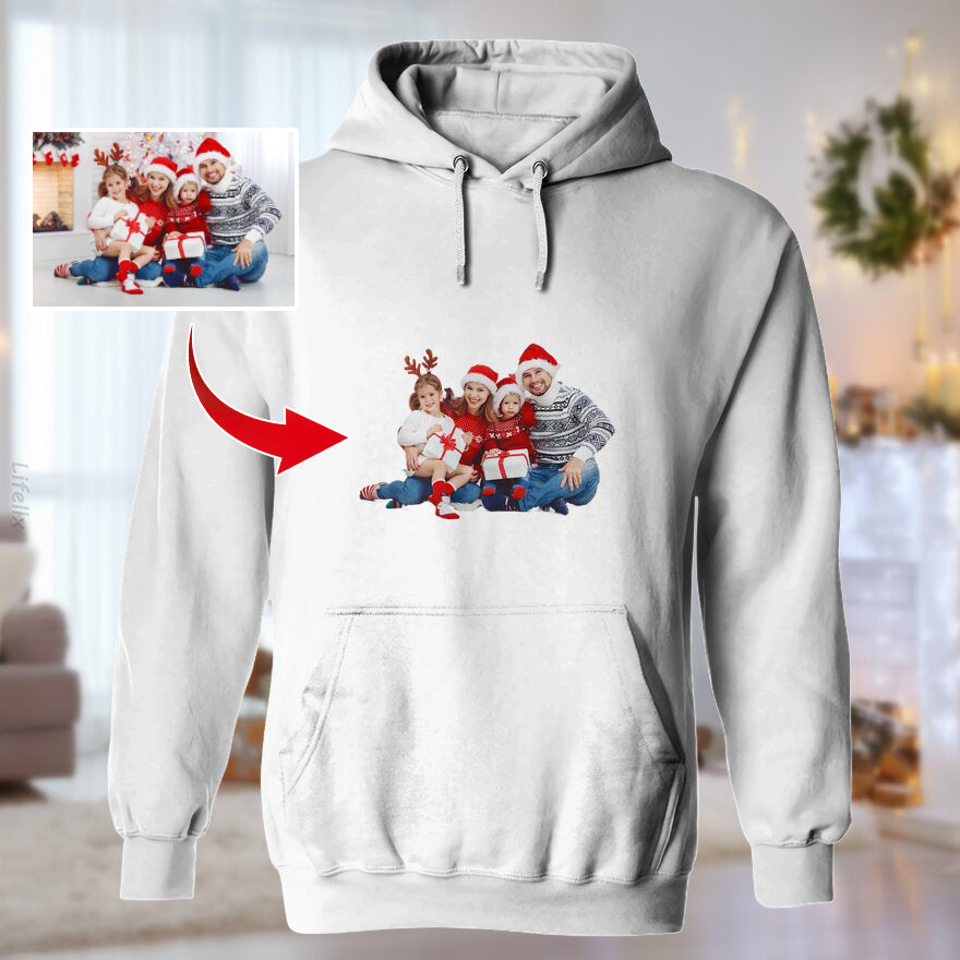 Custom Photo - Christmas Gift For Family Hoodies By @YourOwn