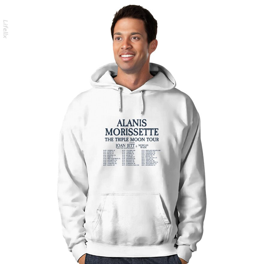 Alanis Morissette The Triple Moon Tour 2024 Dates Hoodies By @Silviaro