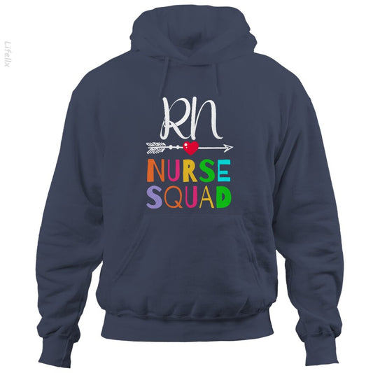 Krankenschwester Genial R N Pflegepersonal Lustiger Kollege Kapuzenpullover von @Silviaro