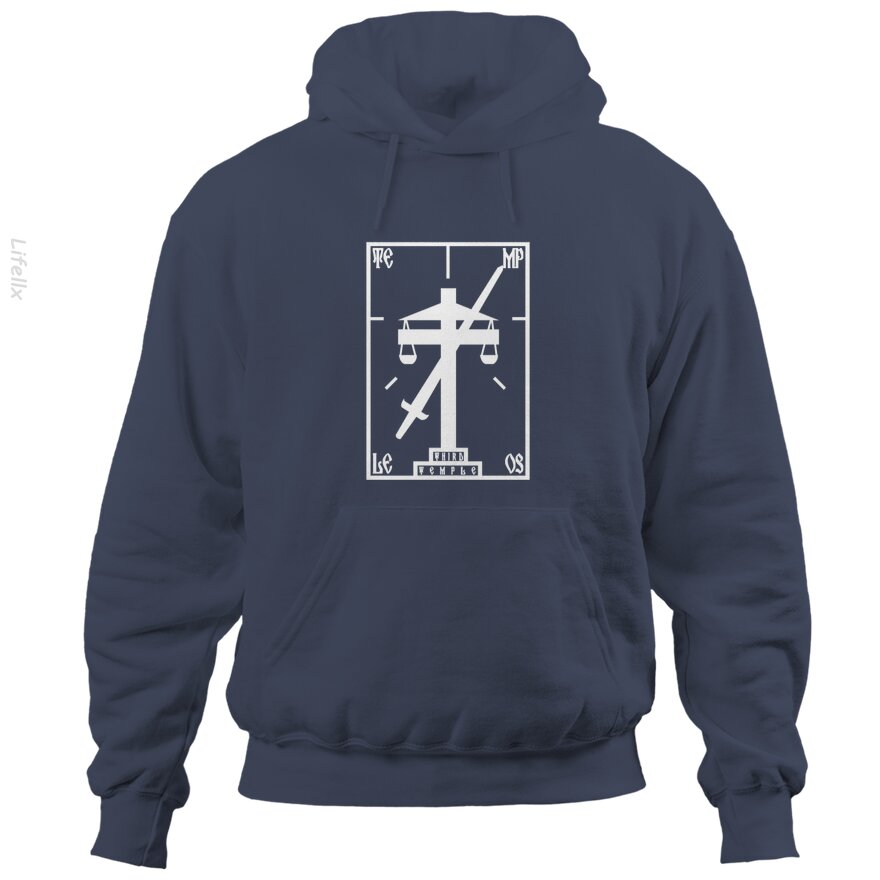 Terry Davis Temple OS Retro Logo Hoodies door @Silviaro