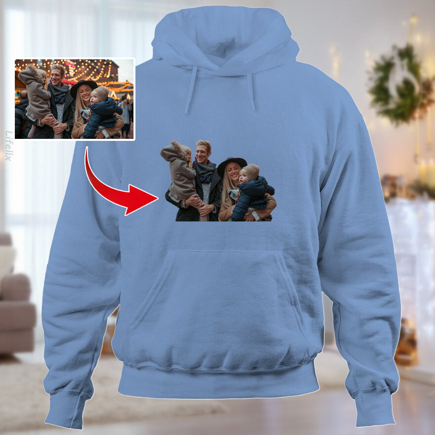 Custom Photo - Christmas Gift For Family Hoodies By @YourOwn