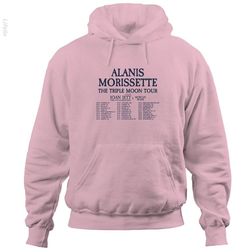 Alanis Morissette The Triple Moon Tour 2024 Dates Hoodies By @Silviaro