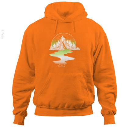 Aromantische Bergfluss Hoodies door @Silviaro