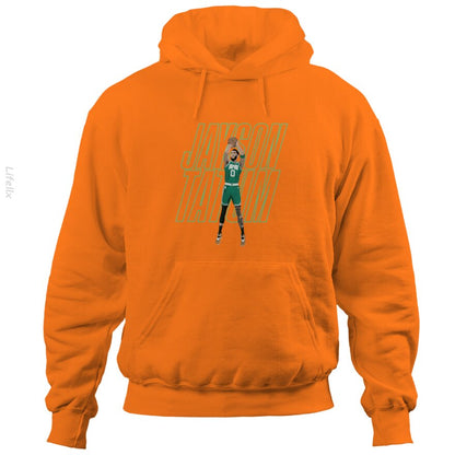 Jayson Tatum Basketball Groen Boston Hoodies door @Breez