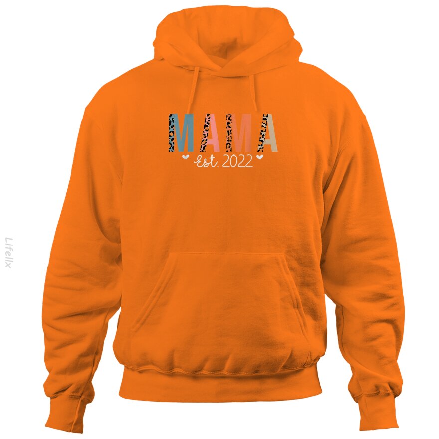 Mama Est 2022 New Mother Hoodies By @Brechtje2003