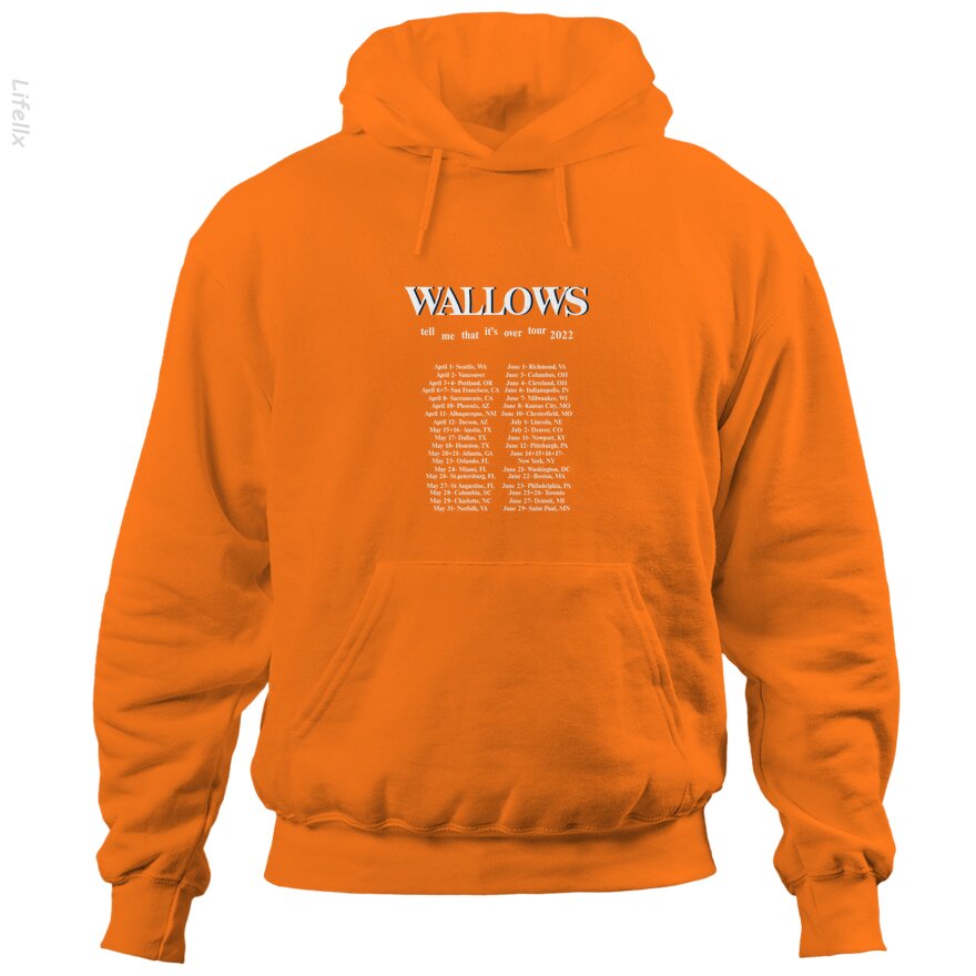 Wallows Tour, Wallows Tell Me That It's Over Hoodies By @Silviaro