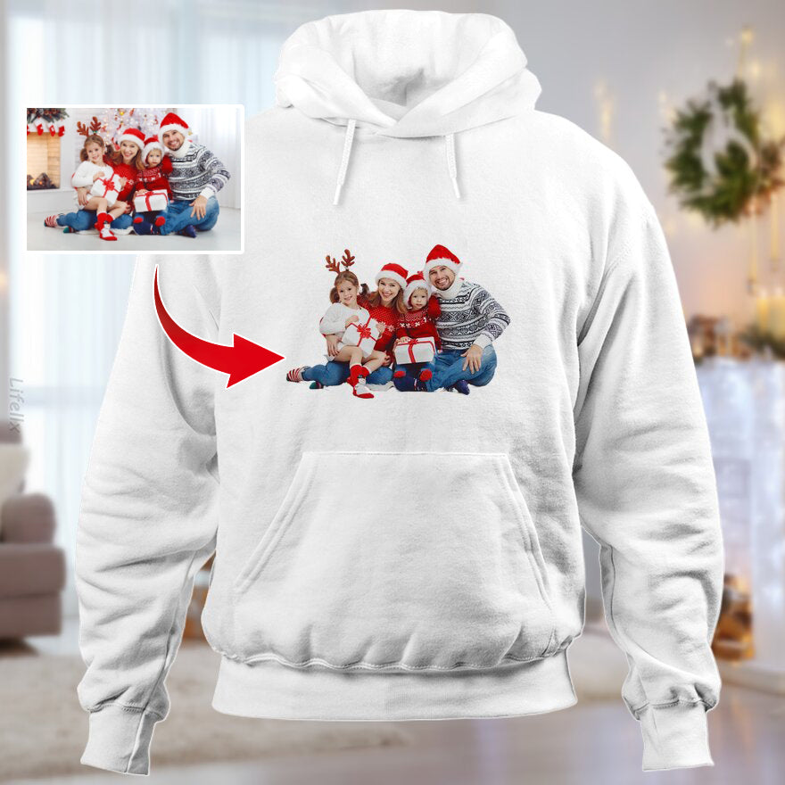 Custom Photo - Christmas Gift For Family Hoodies By @YourOwn