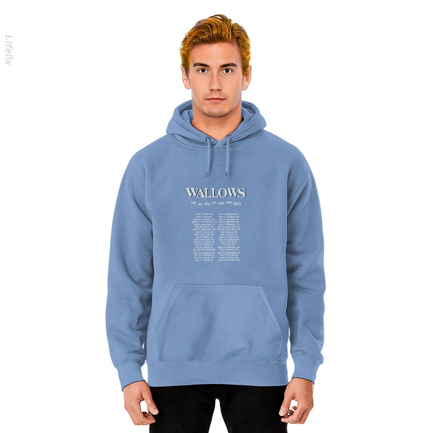 Wallows Tour, Wallows Tell Me That It's Over Hoodies By @Silviaro