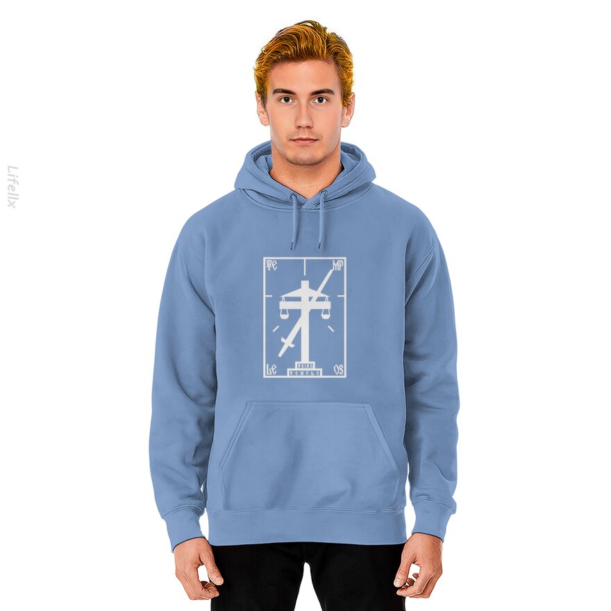 Terry Davis Temple Os Retro Logo Hoodies By @Silviaro