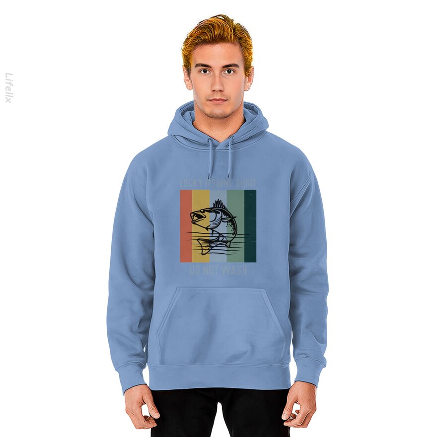 Fishing Fish Dad Hobby Outdoor Vintage Hoodies By @Silviaro