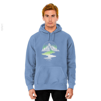 Aromantische Bergfluss Hoodies door @Silviaro