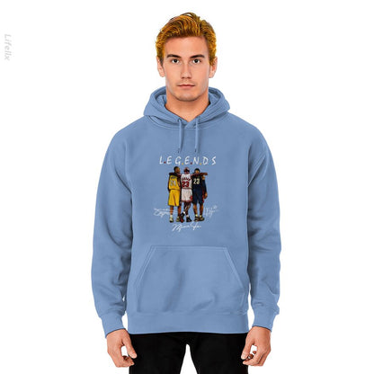 Kobe Bryant And Lebron James Legends Friends Hoodies By @Silviaro