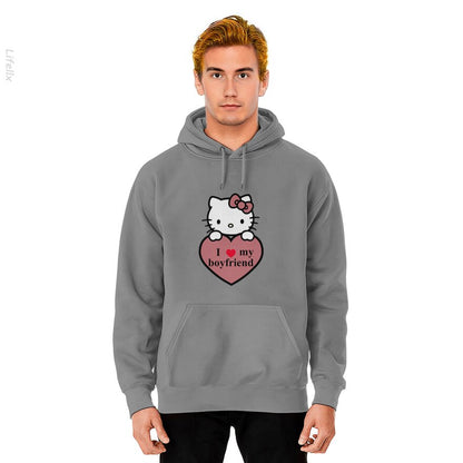 Hello Kitty Ich liebe meinen Freund Kapuzenpullover von @Breez