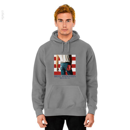 Bruce Springsteen USA Album Rock Hoodies By @Silviaro