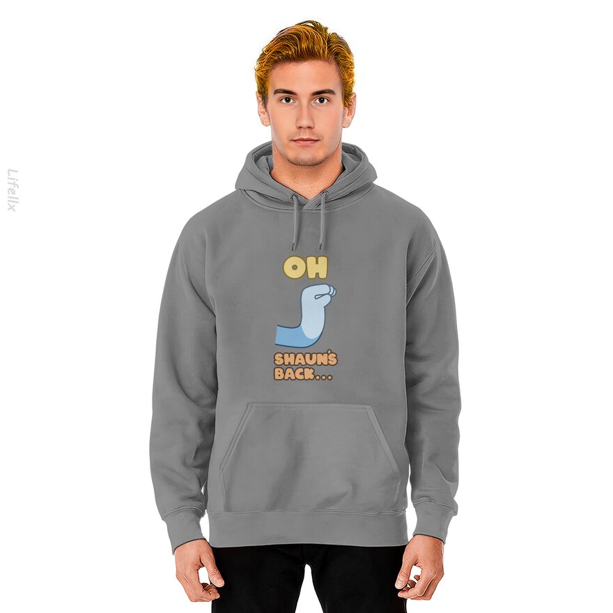 Oh, Shaun's Back Hoodies By @Silviaro