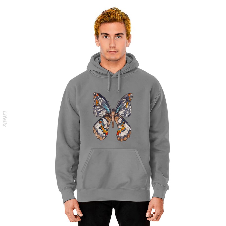 Aquarellschmetterling Kapuzenpullover von @Breez