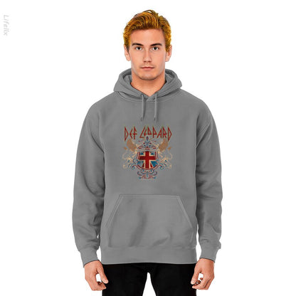 Def Leppard 80s metalband Rock N Roll Hoodies door @Breez