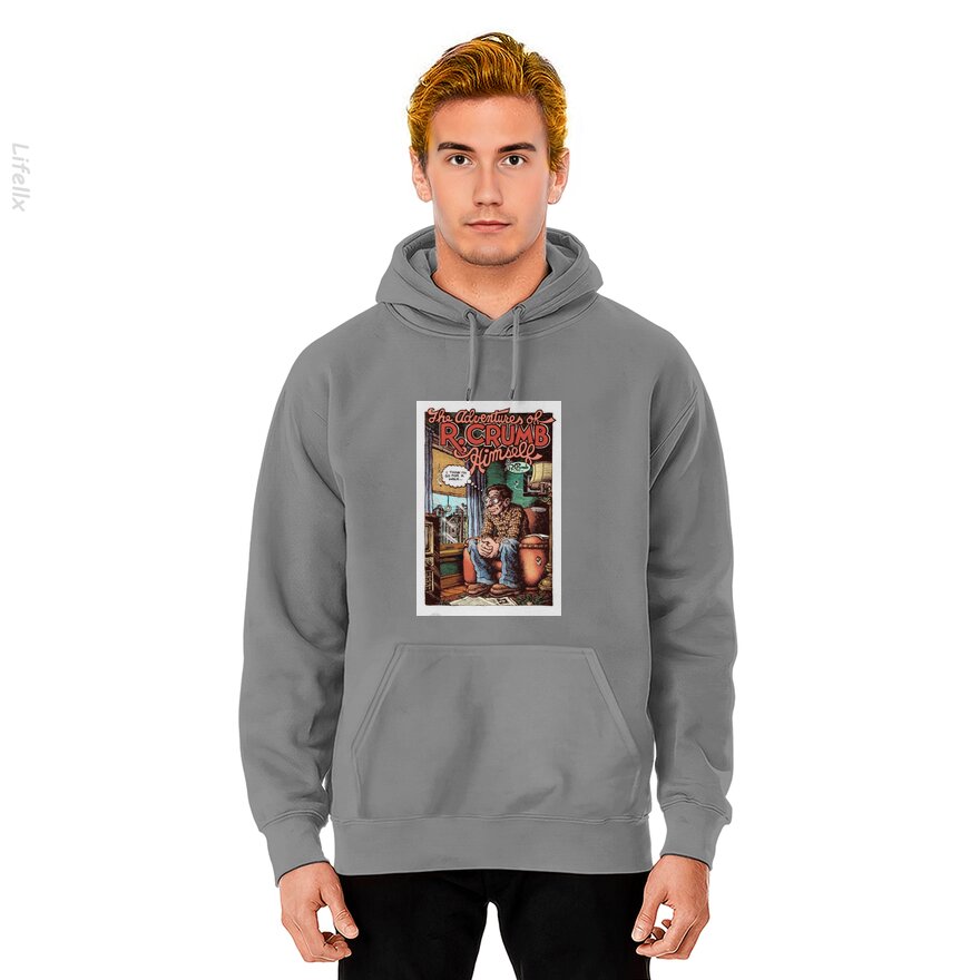 The Adventures of R. Crumb Himself Hoodies By @Breez