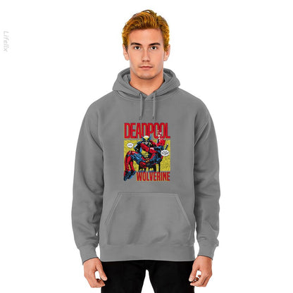 Deadpool 3 Wolverine Mejor Bubs Portada Sudaderas por @Silviaro