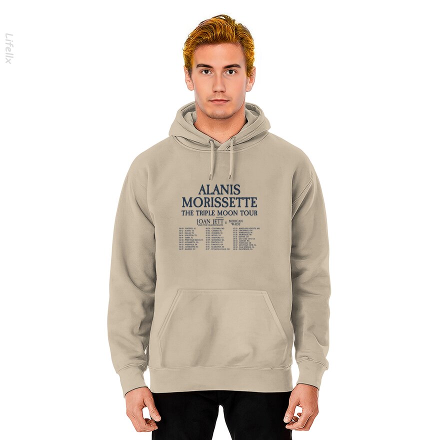 Alanis Morissette The Triple Moon Tour 2024 Dates Hoodies By @Silviaro