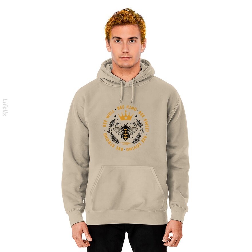 Quote Bee well bee kind bee sweet Hoodies By @Silviaro