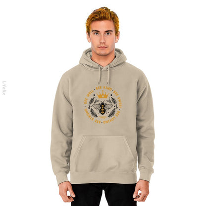 Quote Bee well bee kind bee sweet Hoodies By @Silviaro