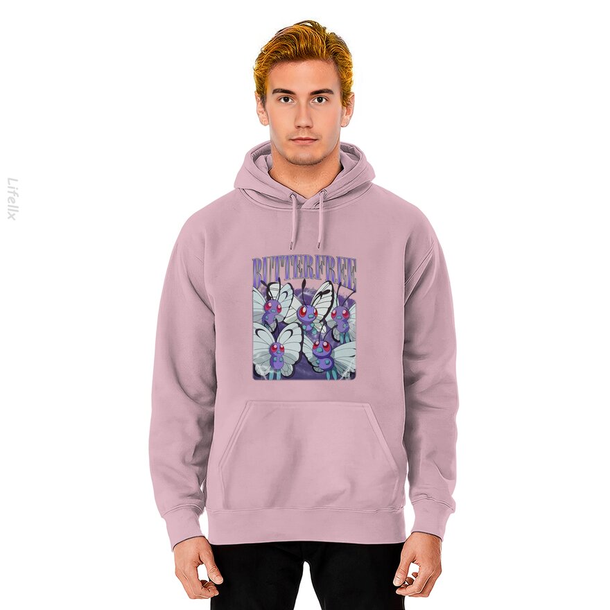 Butterfree Pocket Monster Vintage Hoodies By @Silviaro