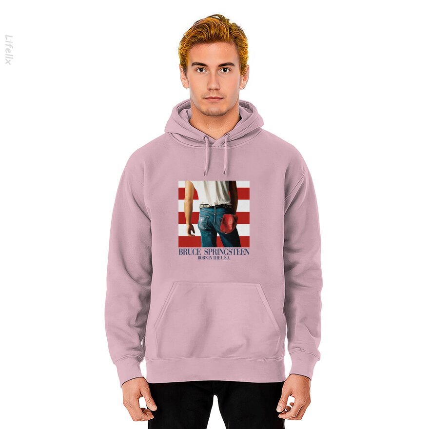 Bruce Springsteen USA Album Rock Hoodies By @Silviaro