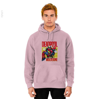 Deadpool 3 Wolverine Beste Bubs Cover Hoodies door @Silviaro