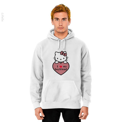 Hello Kitty Amo a Mi Novio Sudaderas por @Breez