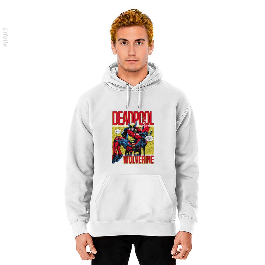 Deadpool 3 Wolverine Beste Bubs Cover Hoodies door @Silviaro