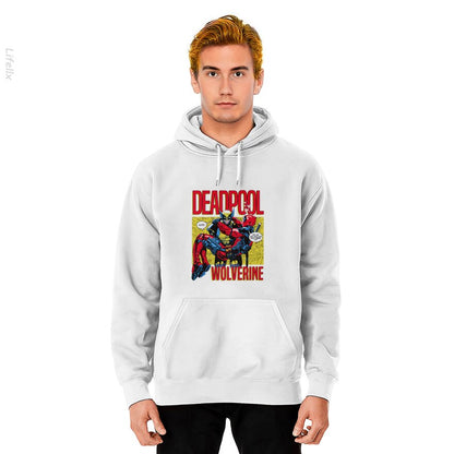 Deadpool 3 Wolverine Beste Bubs Cover Hoodies door @Silviaro