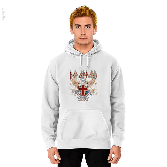 Def Leppard 80er-Metal-Band Rock N Roll Kapuzenpullover von @Breez