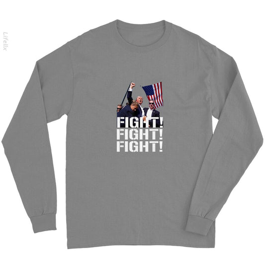 Trump Shot Fist Pump Long Sleeves By @Silviaro