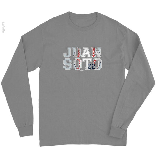 Juan Soto New York Baseball Name MLBPA Langärmlige Shirts von @Harold