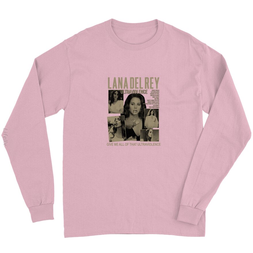 Lana Del Rey Vintage Musica Retro Maniche lunghe di @Breez