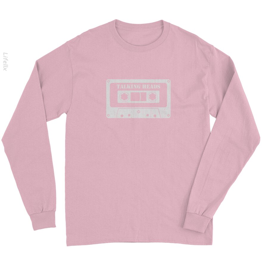 Talking Heads - Vintage Cassette White Long Sleeves By @Breez