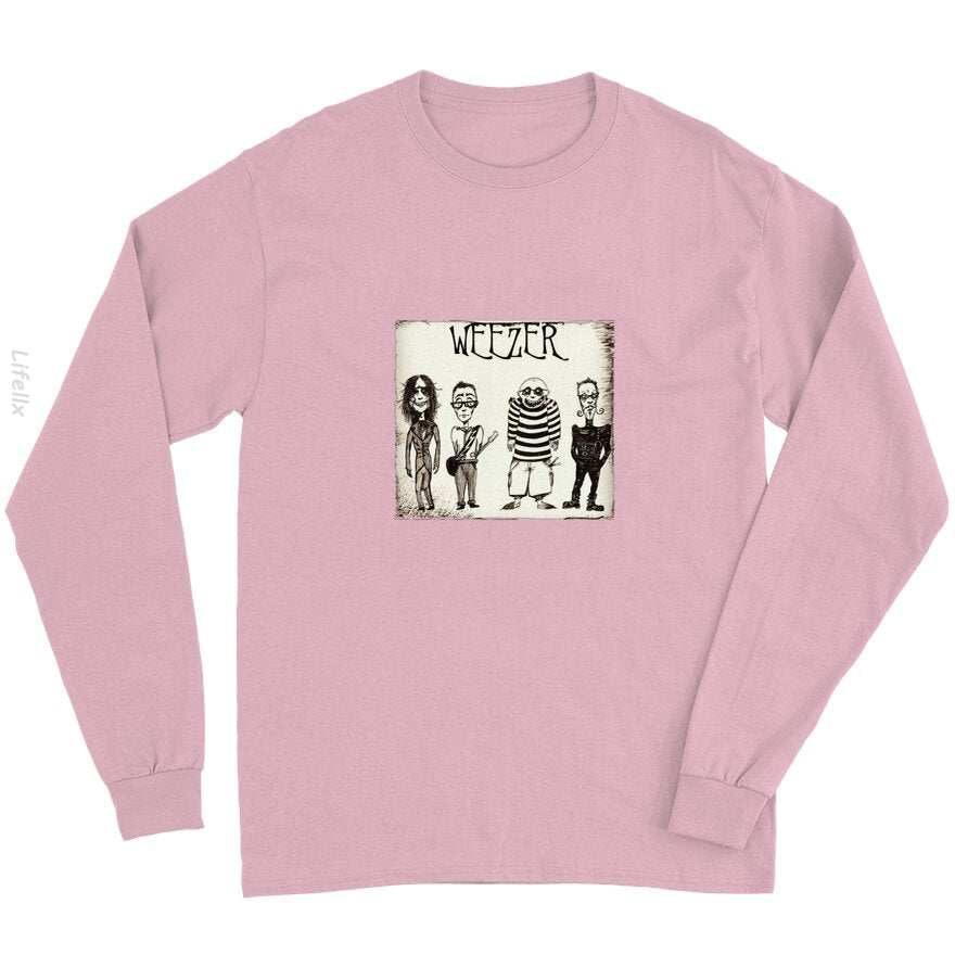 The Weezer Band Logo Long Sleeves By @Breez