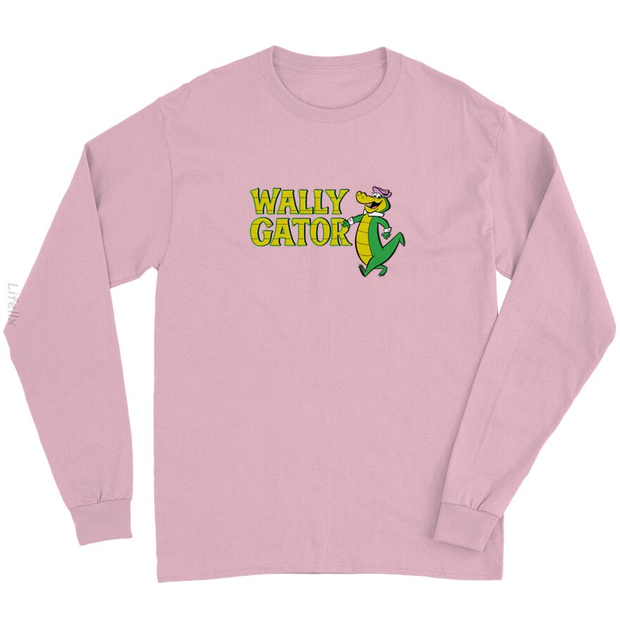 Wally Gator Logo Stijl Lange mouwen door @Breez