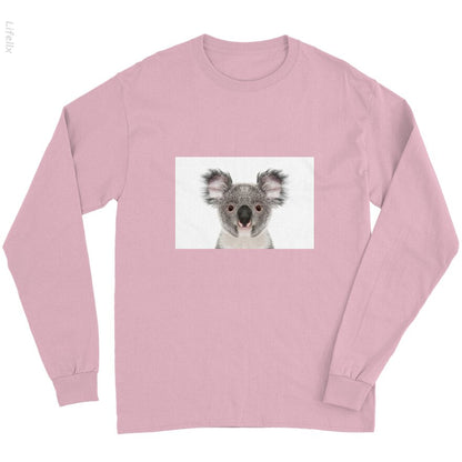 Koala-Porträt Langärmlige Shirts von @Silviaro