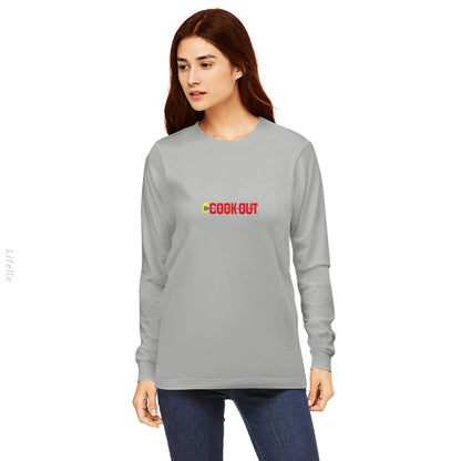 Cookout Restaurant Logo Long Sleeves By @Silviaro