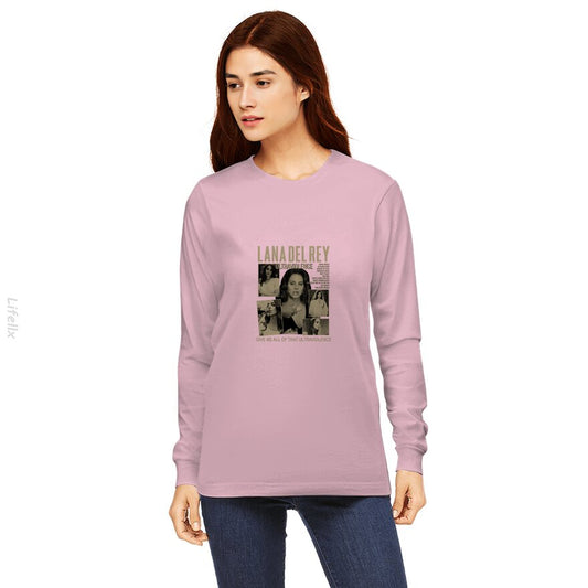 Lana Del Rey Vintage Retro Musics Long Sleeves By @Breez